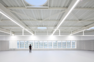 Innenaufnahme Sporthalle, Sainte Luce sur Loire